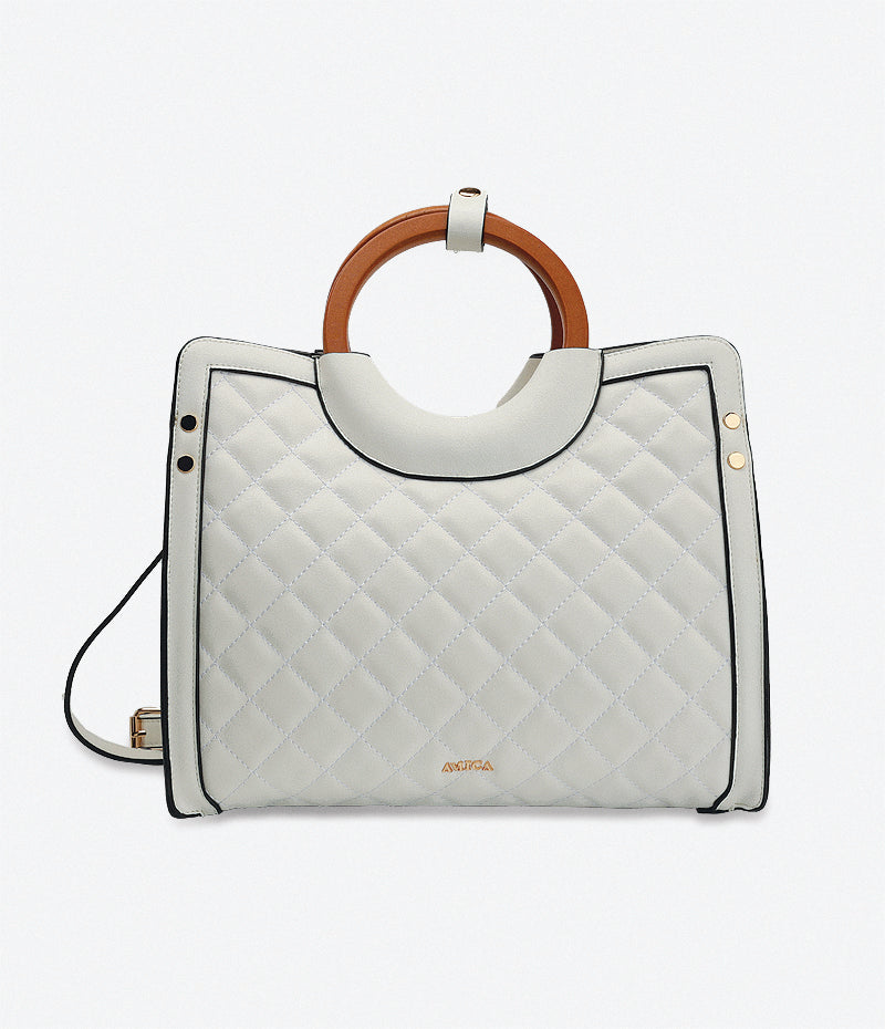 AMICA Ramona White Ladies Handbag