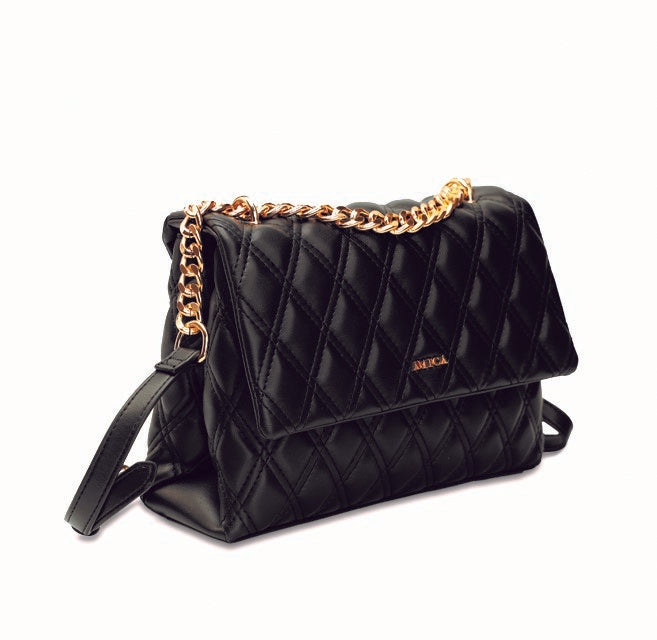 Amica Renata Black Crossbody Bag