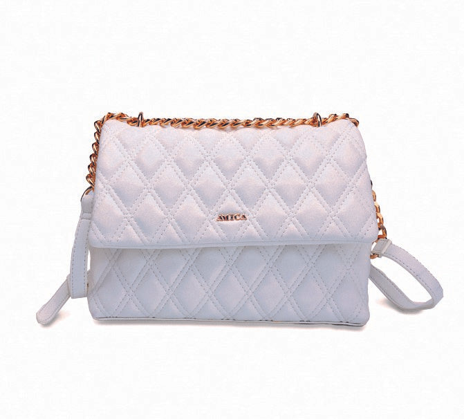 Amica Renata White Crossbody Bag