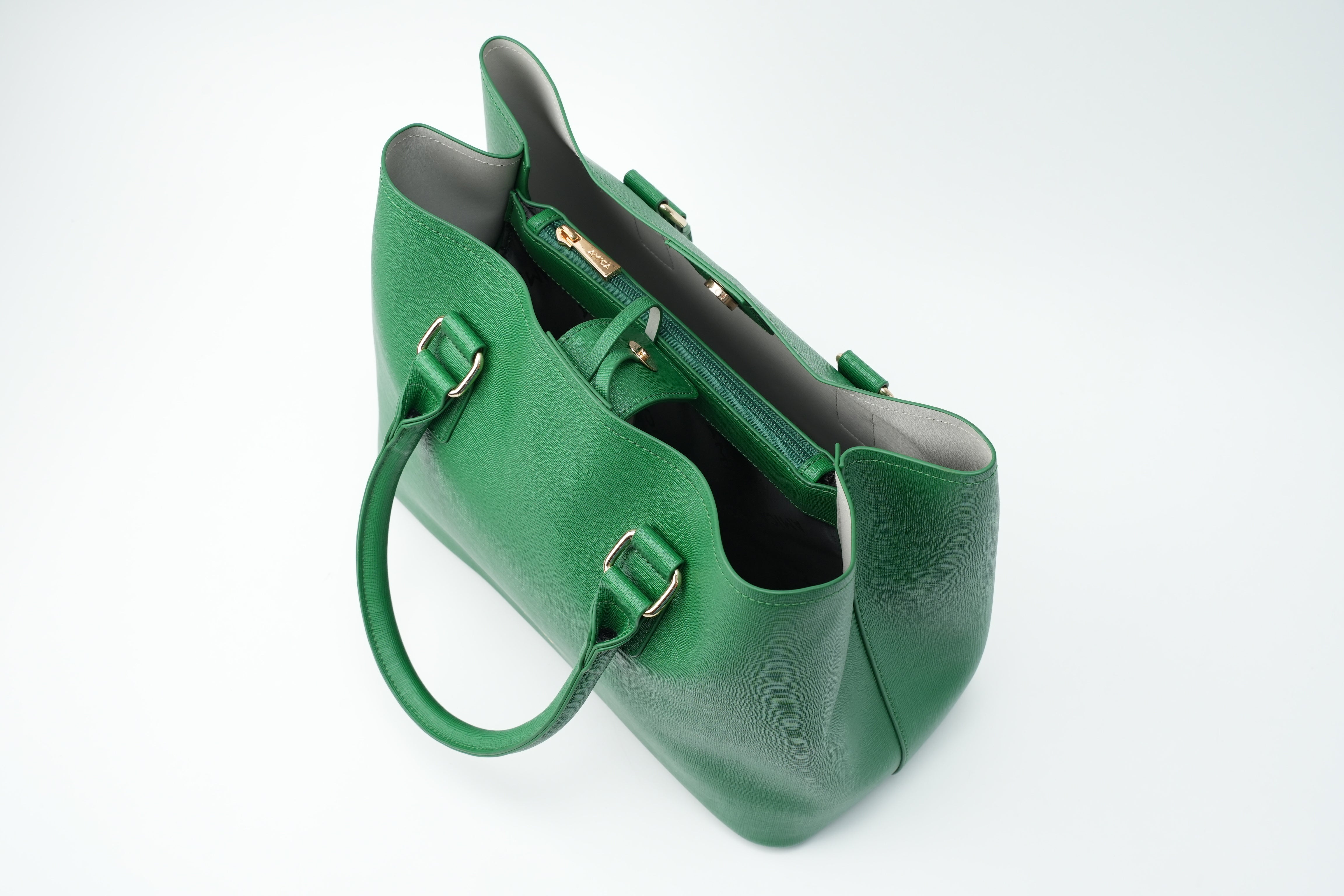 Amica Amalia Green Tote Bag