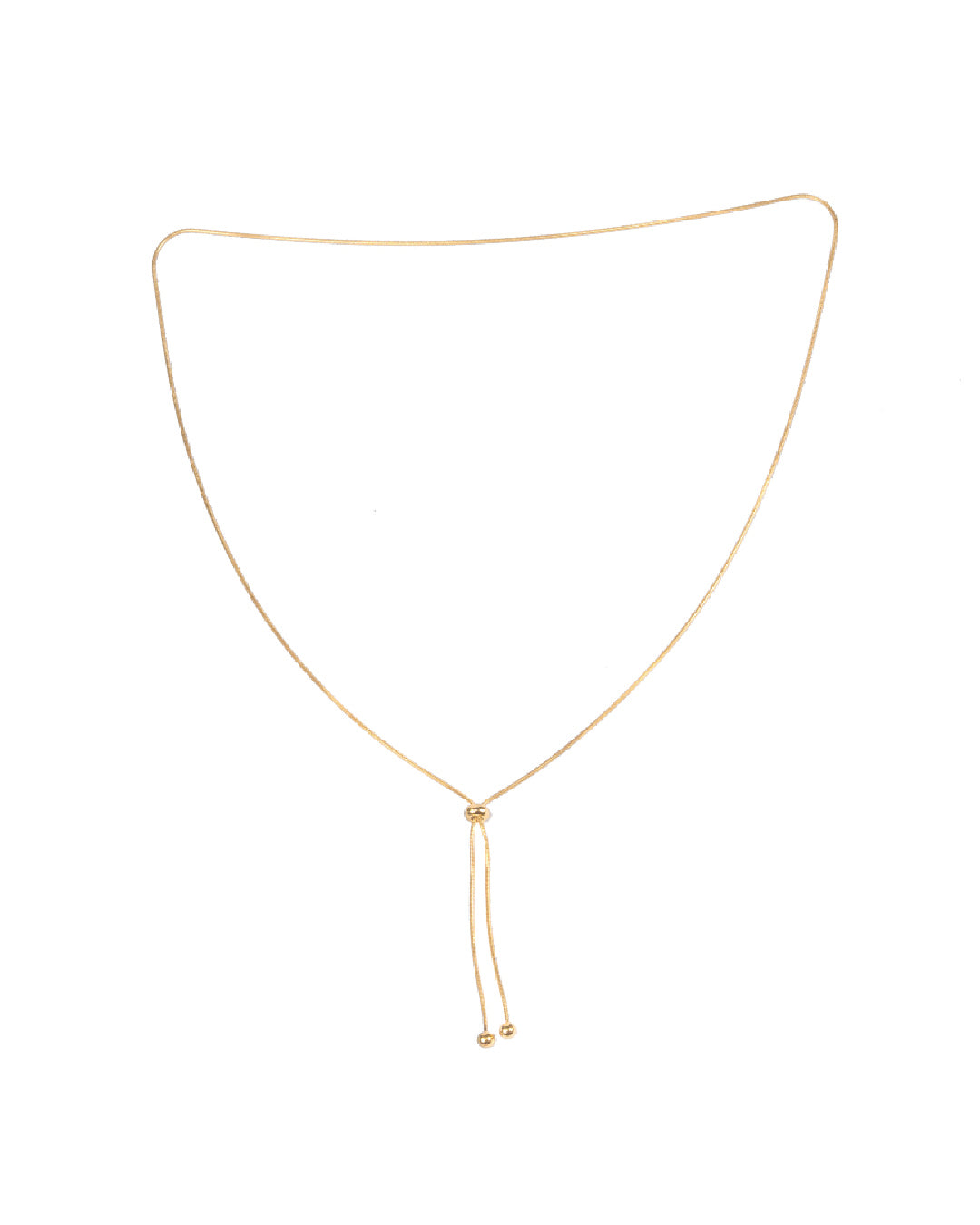 AMICA Light Gold Metallic Gold-Plated Chain