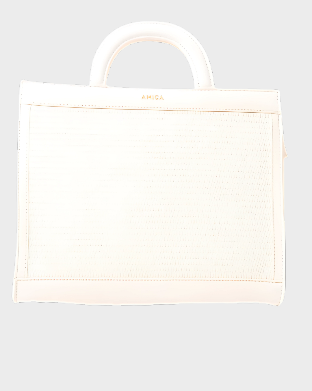 Amica Lena White Tote Bag