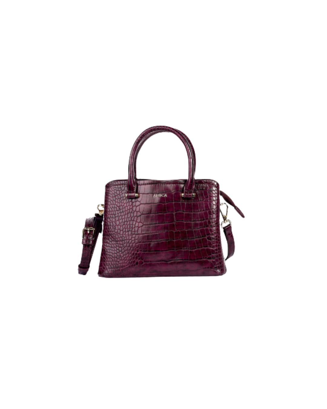 Amica Daphne Plum Red Crossbody Bag