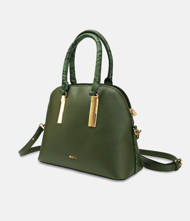 AMICA Valeria Green Ladies Handbag