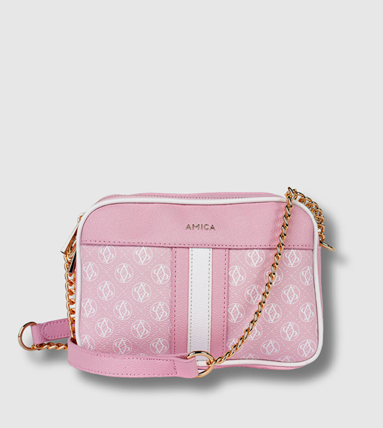 Amica Lois Blush Pink Crossbody Bag