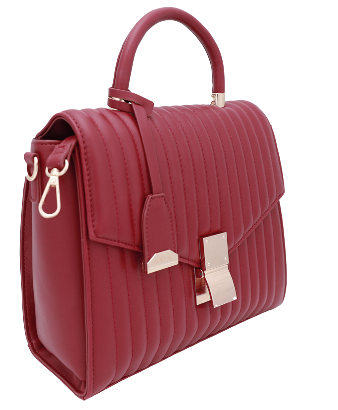 Amica Daniela Plum Red Crossbody Bag