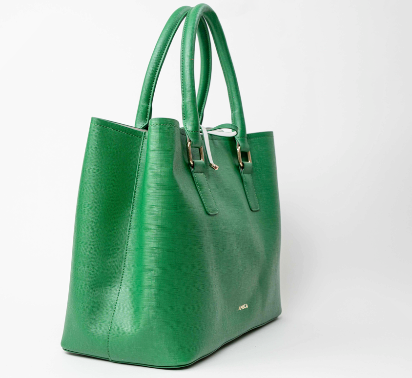 Amica Amalia Green Tote Bag