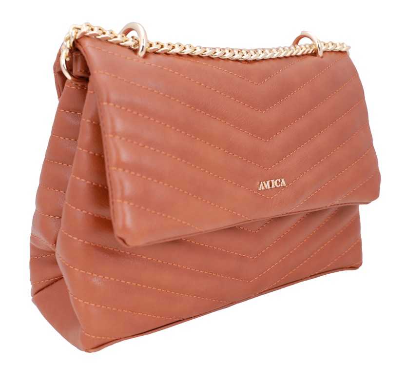 Amica Julia Tan Crossbody Bag